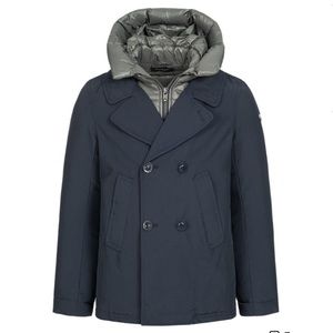 Eddie Pen Stone Down Jacket in dark blue small